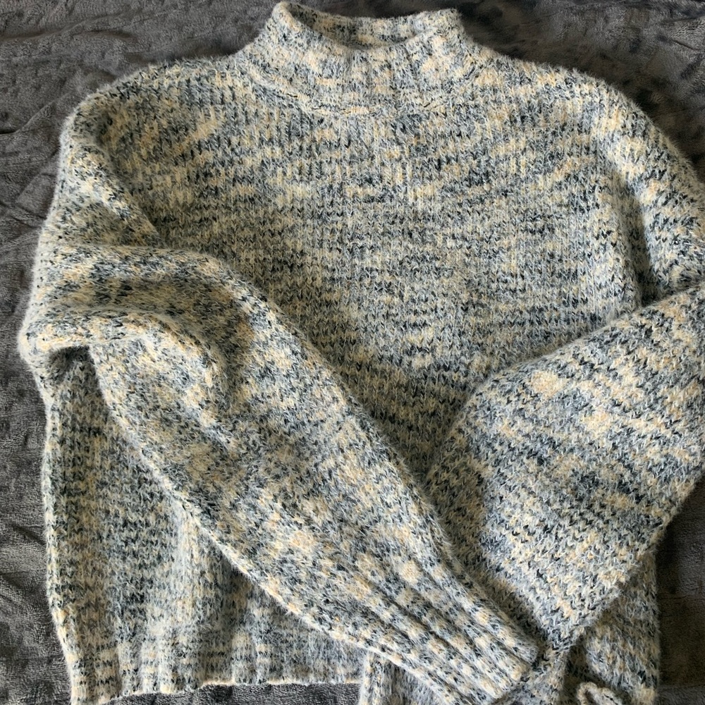 Forever 21 mock neck, cropped sweater